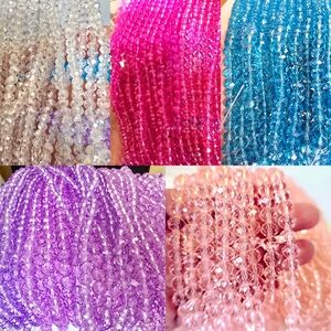 400 Pcs. Mixed Shiny Crystal Beads